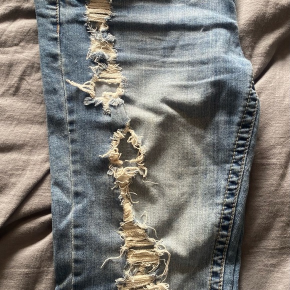 Vanity - Distressed Wide Leg Jeans - Picture 2 of 7